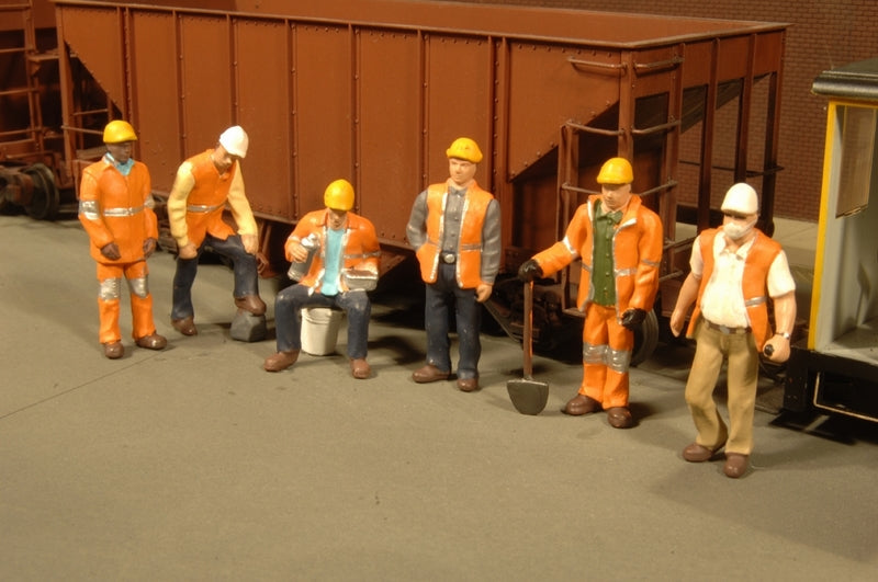 Bachmann Maintenance Workers, 6 FiguresO Scale