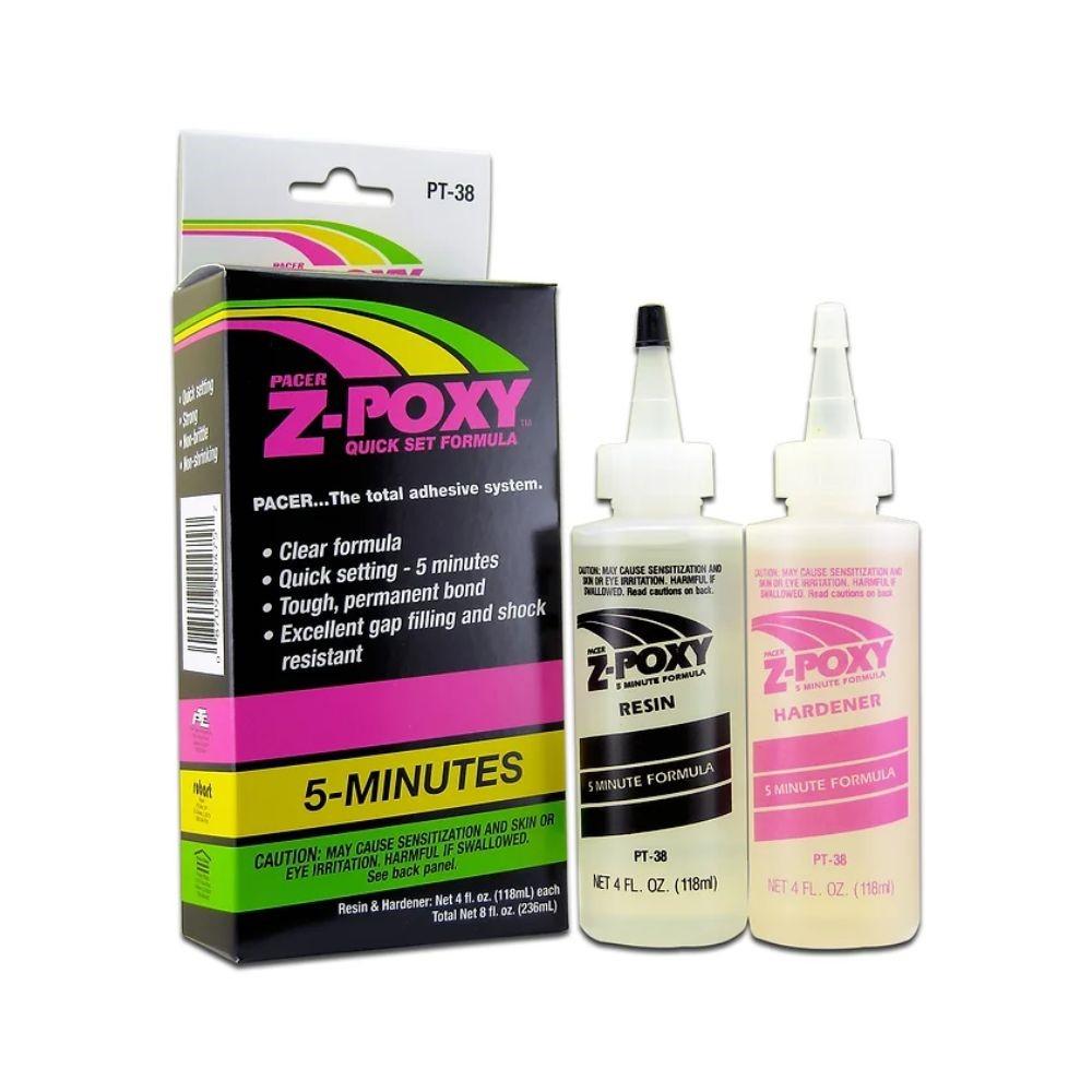 Zap Adhesive 8 oz Z-Poxy 5 Minute Pacer11730078