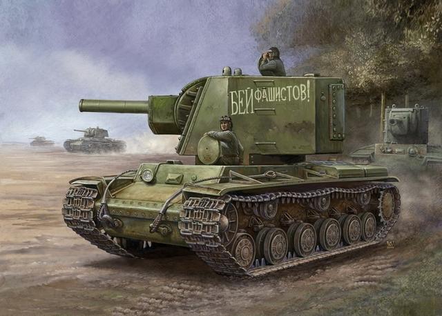 Hobbyboss 1:48 Russian Kv Big Turret Tank