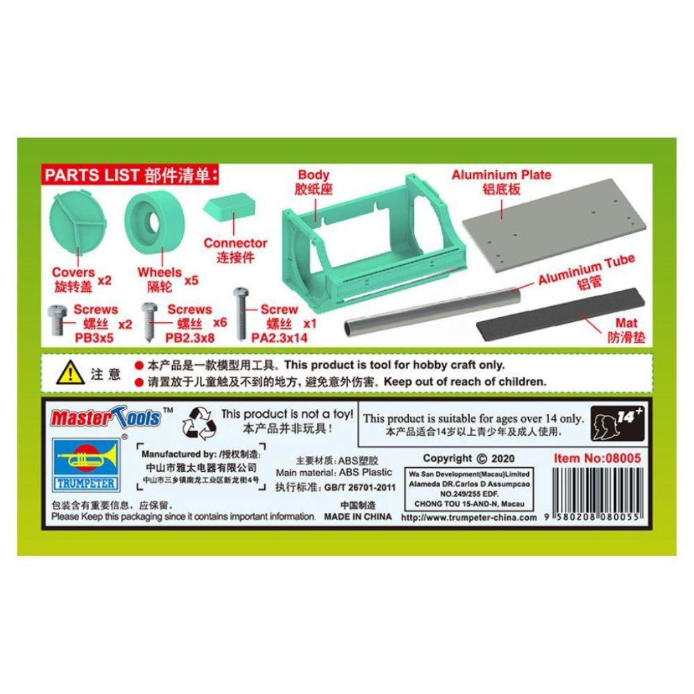 Master Tools Masking Three Roll Tape Cutter, Inc one Tape