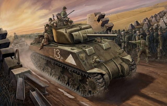 Hobbyboss 1:48 U.S M4 Tank (Mid Productiion)