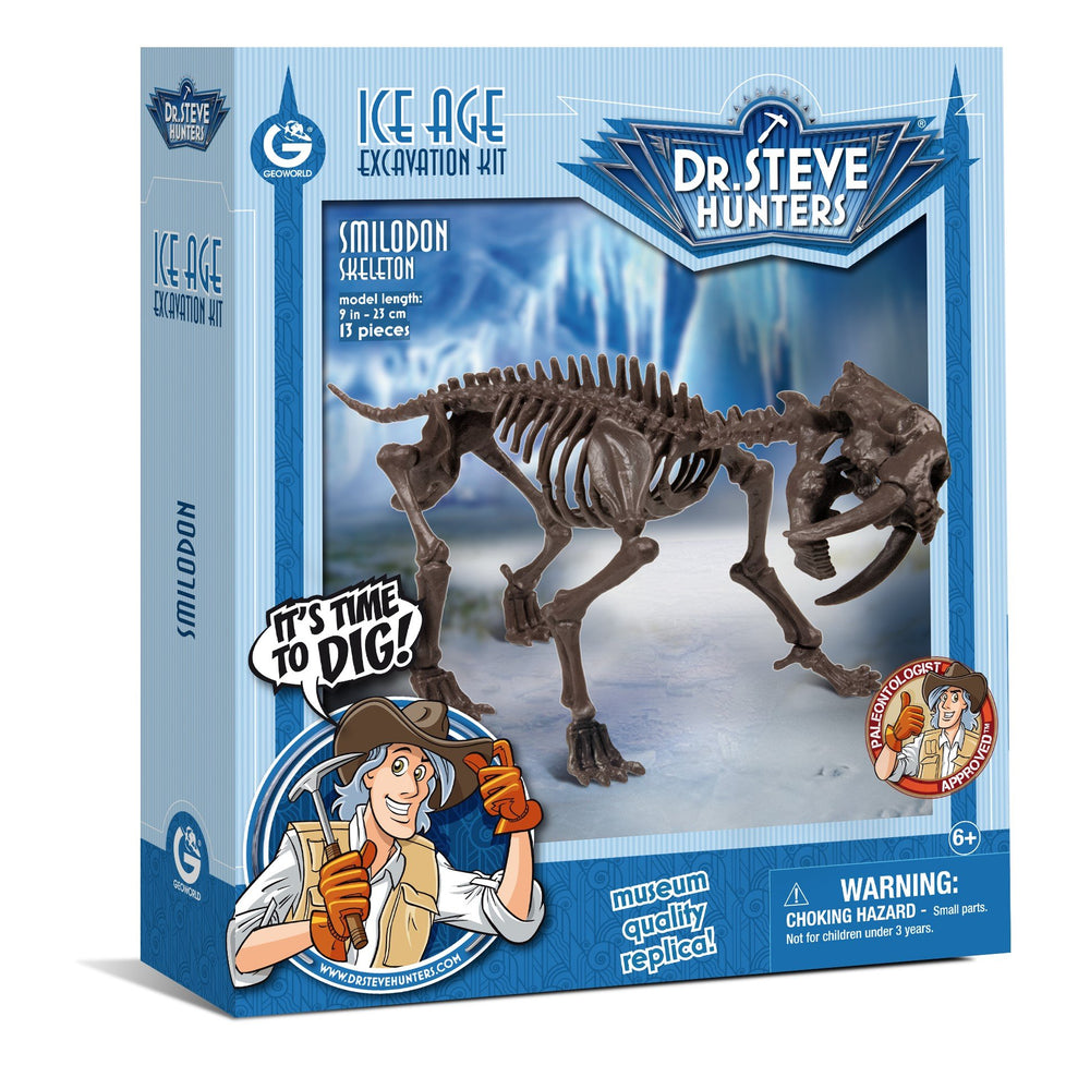 Dr S. Hunters Smilodon Skeleton Ice AgeExcavation Kit