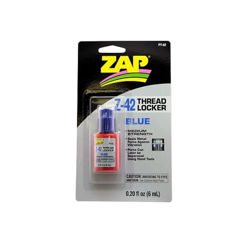 Zap Z-42 (6 ml ) Threadlocker (Blue) Metal to Metal carded  11730086