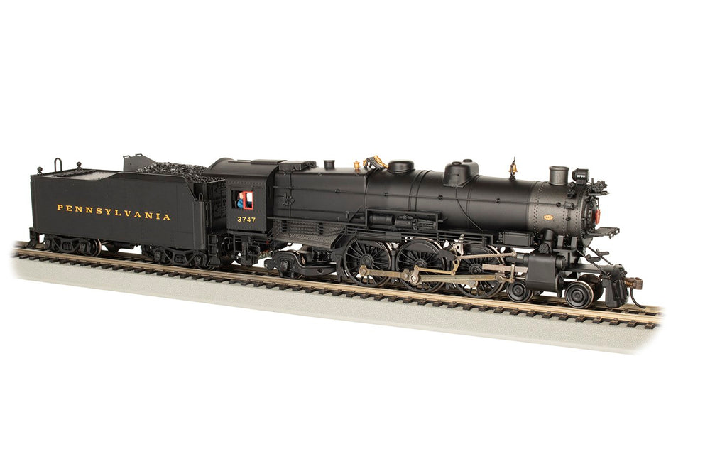 Bachmann Penn. RR #3747 K4 4-6-2 PacificLoco Post War Modern Pilot HO