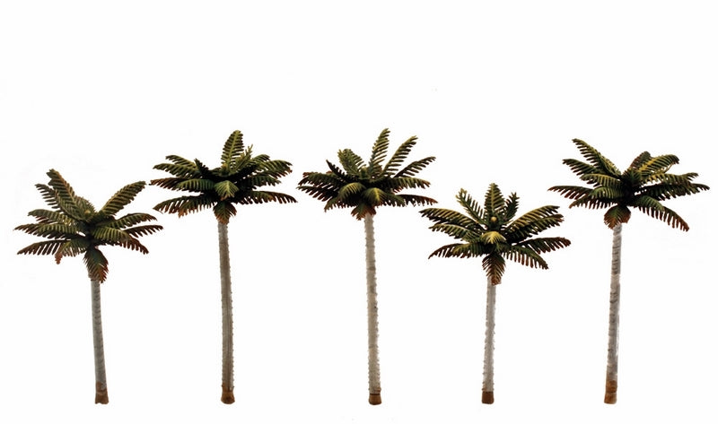 Woodland Scenics 3In - 3 3/4In Sm Palm Trees 5/Pk *
