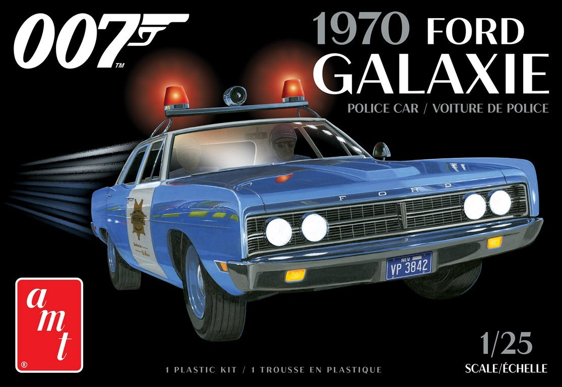 AMT 1:25 1970 Ford Galaxie Police Car (Bond)