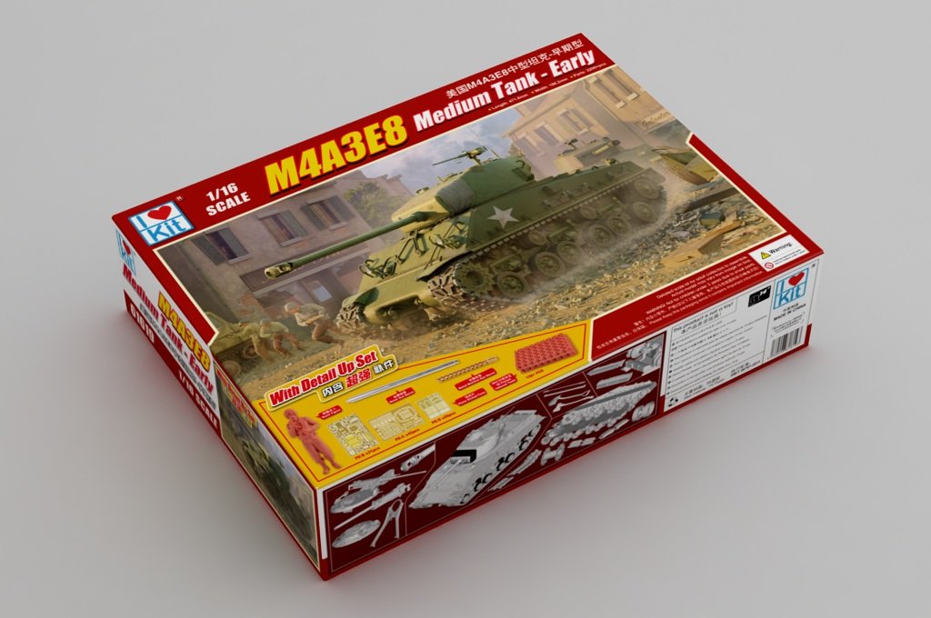I Love Kit 61618 - 1:16 M4A1E8 Medium Tank - Neuf I Love Kit 61618 - 1:16 M4A1E8 Medium Tank - Neuf