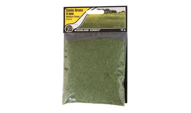 Woodland Scenics 4mm Static Grass MediumGreen