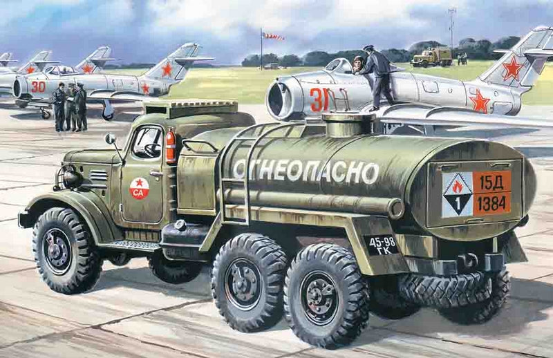 ICM 1:72 Zil-157 Soviet Aircraft Fuel Truck Cold War