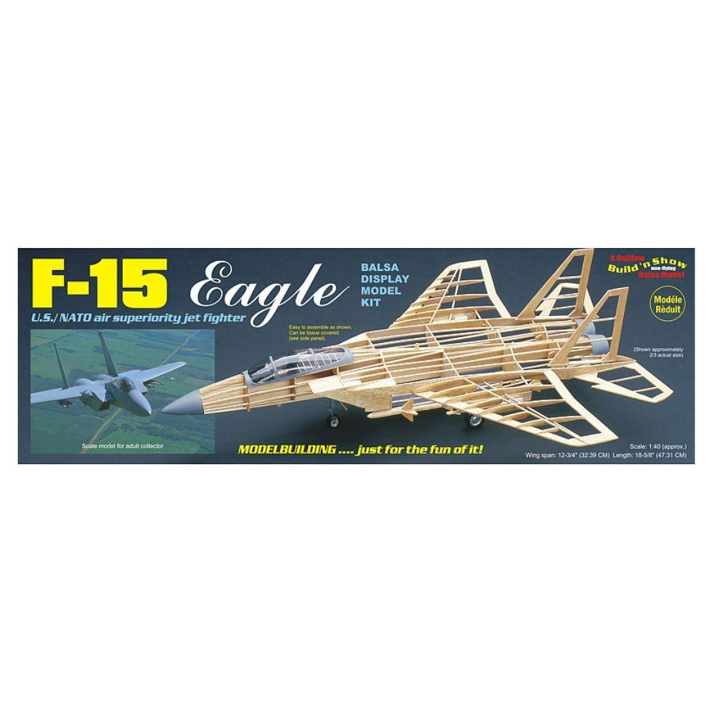 Guillows M.D. F-15 Eagle 1:40 Scale Balsa Model Kit, 323 WS