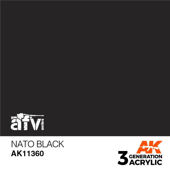 AK Interactive Acrylic Nato Black