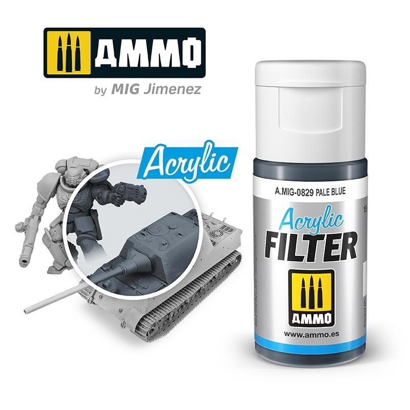 Ammo Acrylic Filter Pale Blue 15ml
