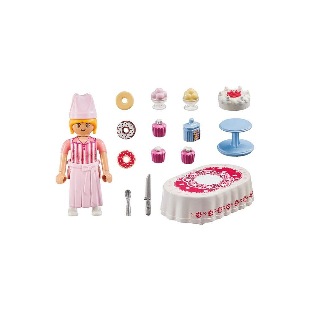 Playmobil Baker with Dessert Table