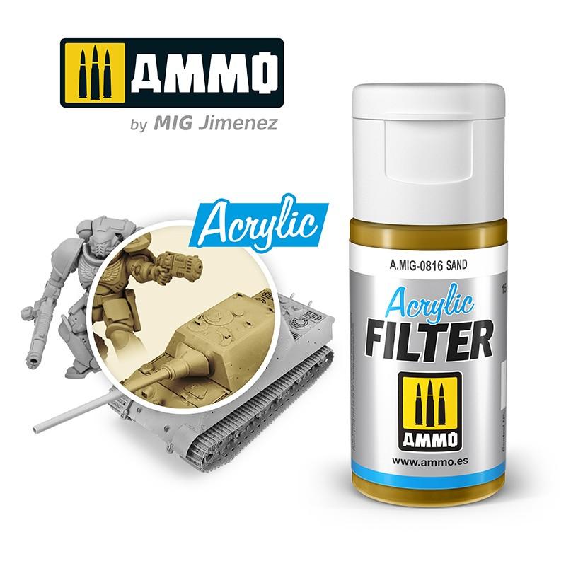 Ammo Acrylic Filter Sand 15ml