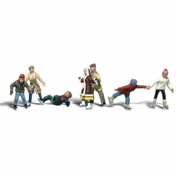 Woodland Scenics N Ice Skaters