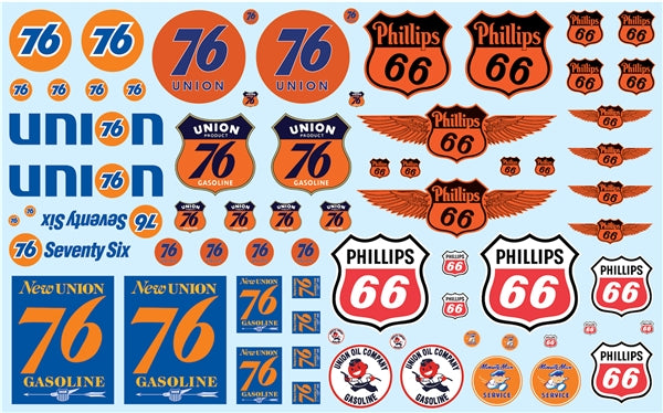 AMT 1:25 Phillips 66&Union 76 Trucking Decal *K