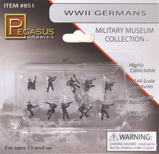 Pegasus 1/144 Ww Ii German Soldiers (10)Painted