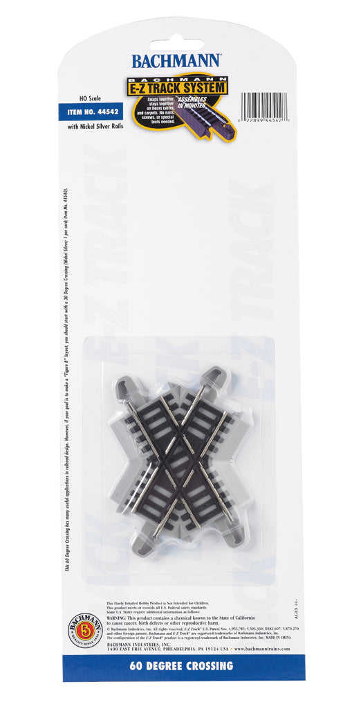 Bachmann 60 Degree Crossing, HO Scale
