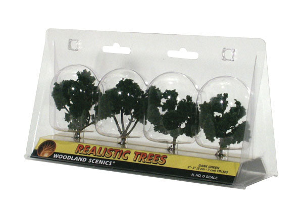 Woodland Scenics 2In - 3In Rm Real Dk Gr4/Pk  *