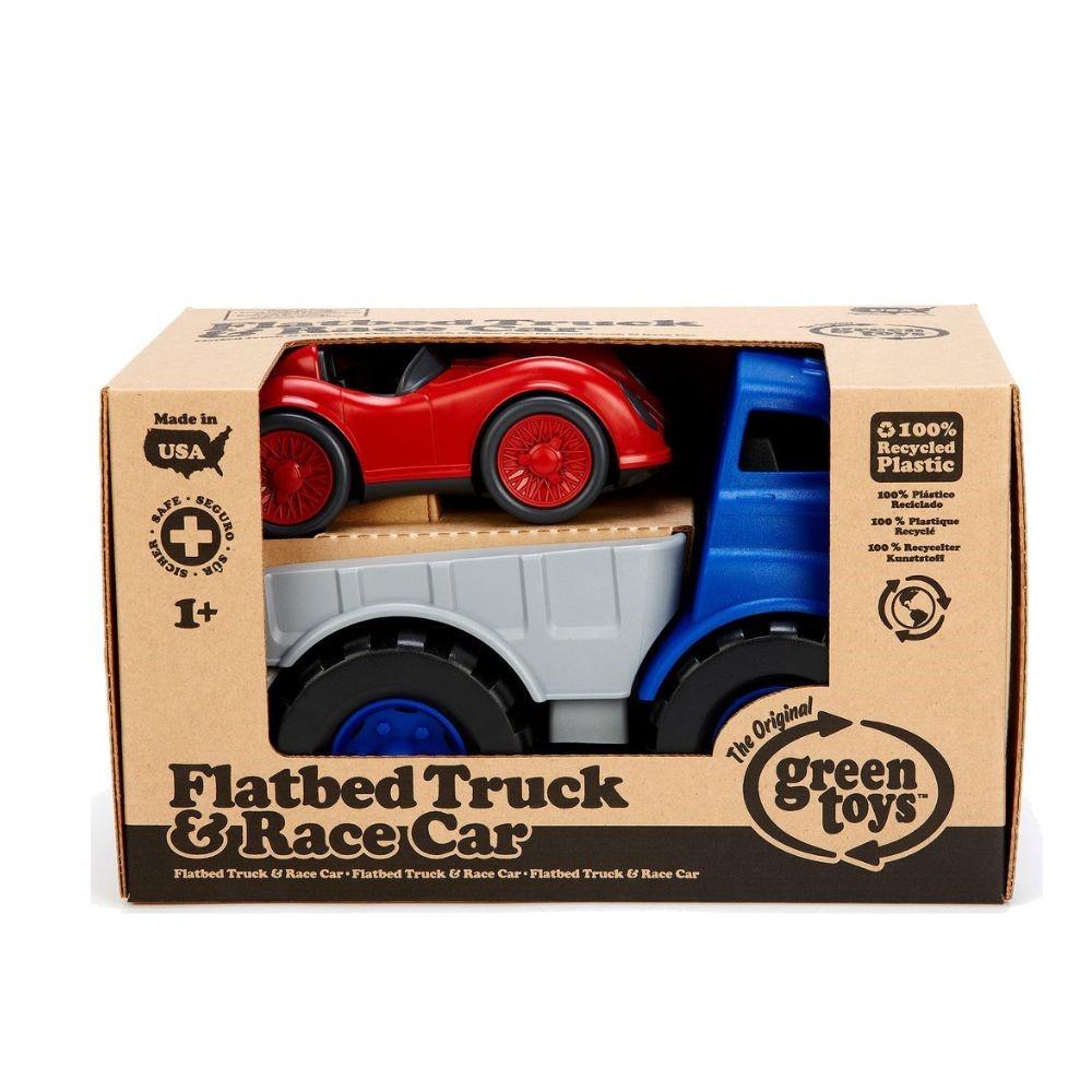 Green Toys Flatbed with Red Race Car
