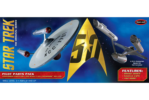 Polar Lights 1:350 Star Trek Tos Uss Enterprise Pilot Parts Pack