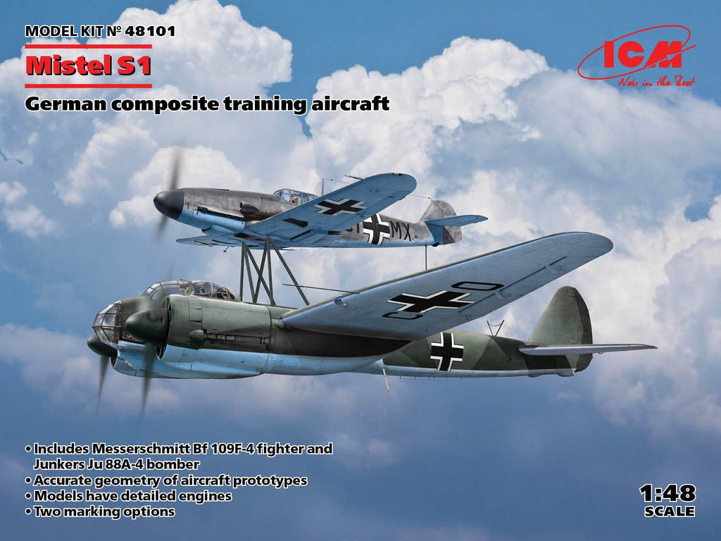 ICM Mistel S1 1:48 スケール モデルキット ICM 1:48 Mistel S1 — HTDirect