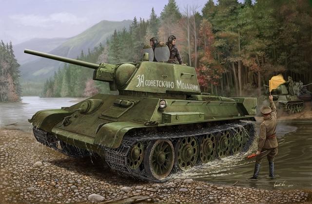 Hobbyboss 1:48 Russian T-34/76 1943 no112 Tank