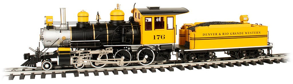 Bachmann D&RGW Bumble Bee 4-6-0 Loco w/DCC/Sound Ready, G Scale