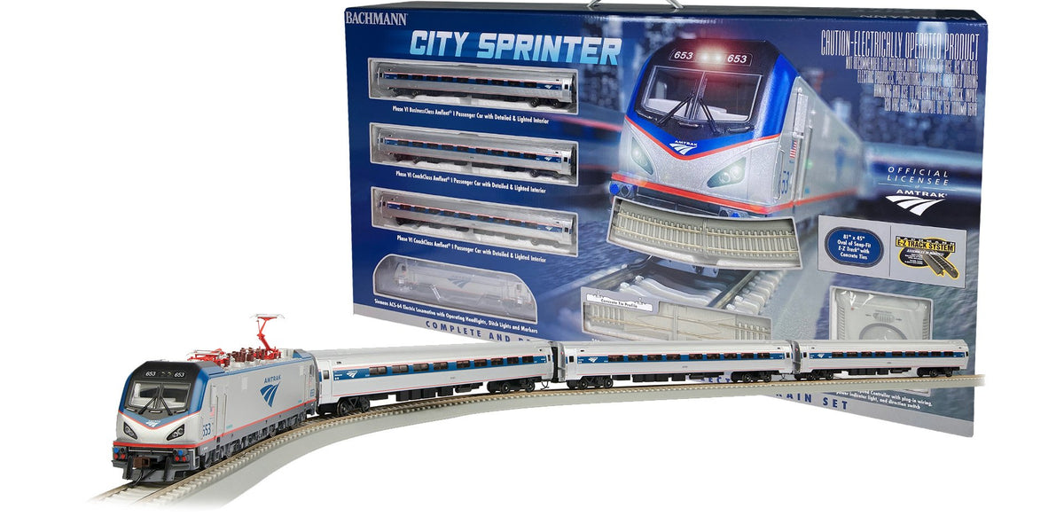 Bachmann Set, Amtrak City Sprinter, HO Scale — HTDirect