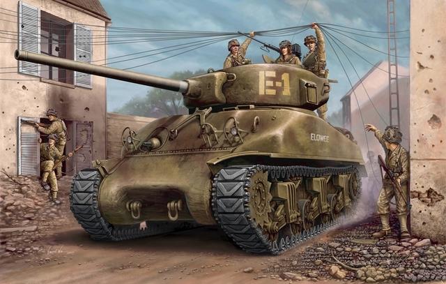 Hobbyboss 1:48 U.S M4A1 76(W) Medium Tank