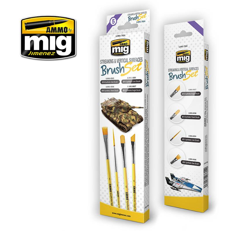 Ammo Streaking and Vertical Surfaces Brush Set