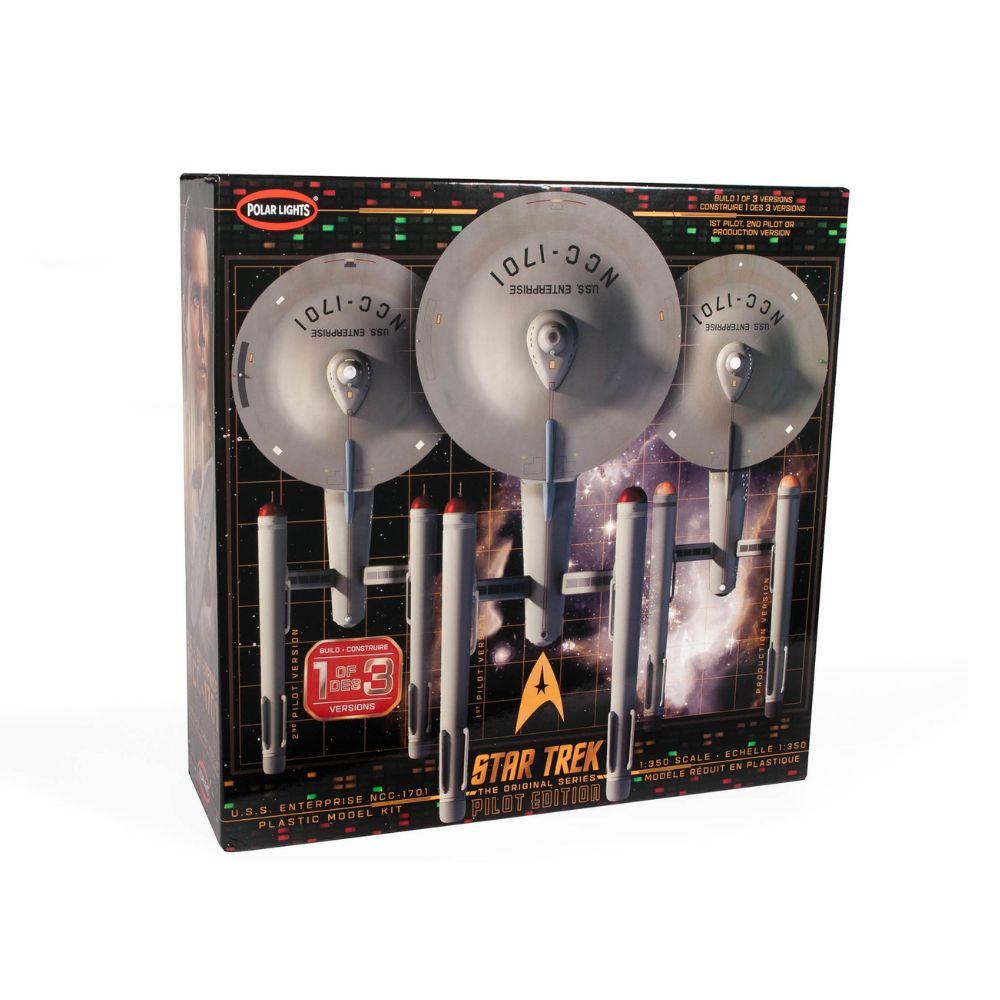 Polar Lights 1:350 Star Trek TOS USS Enterprise w/Pilot Ed. Parts ...