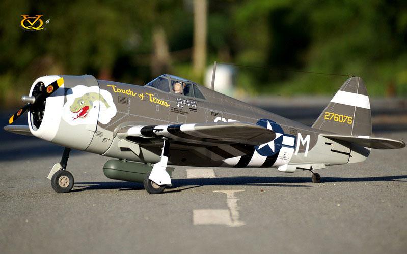 VQ Models P-47B 50-82 /EP 'Touch of Texas' D Day, 1500mm WS, 6Ch RC