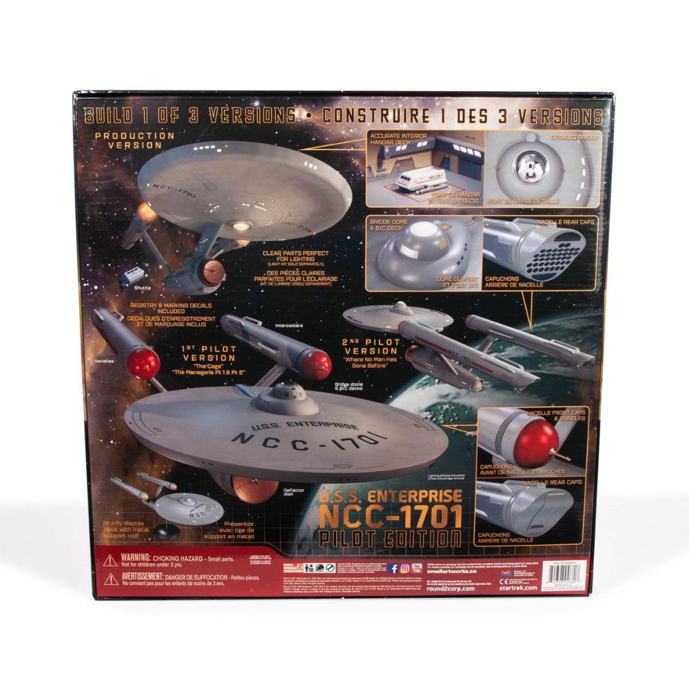 Polar Lights 1:350 Star Trek TOS USS Enterprise w/Pilot Ed. Parts