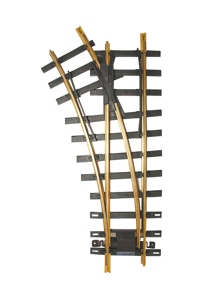 Bachmann 30 Degree 4ft Dia. Turnout Left, Brass Track, G Scale