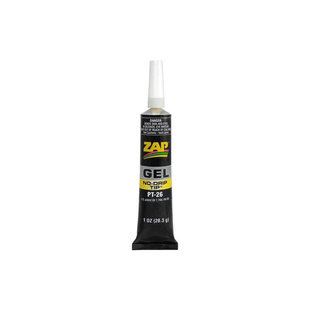 Zap Adhesive 28.3 Grams (1 oz ) Zap GelCA no drip suck-back tube