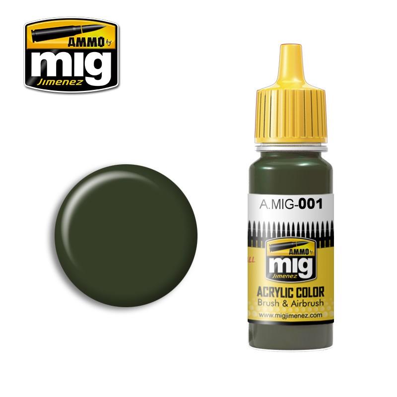 Ammo RAL 6003 Olivgrün Opt.1 17ml-ATOM20067