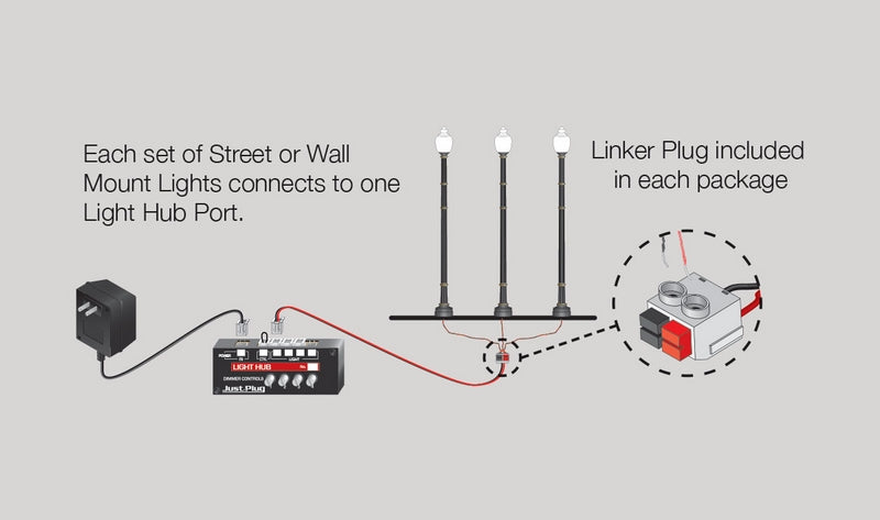Woodland Scenics HO Arched Cast Iron Street Lights *