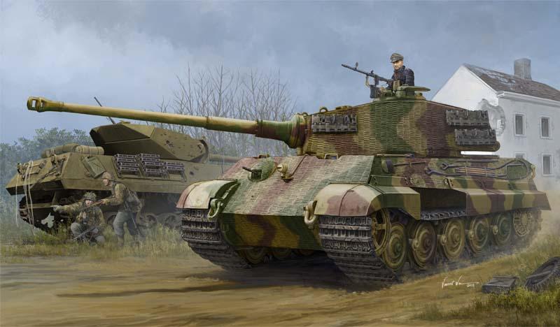Hobbyboss 1:35 German Pz.Kpfw. 182 TigerIi W/Zimmerit Henschel 1944 Pr