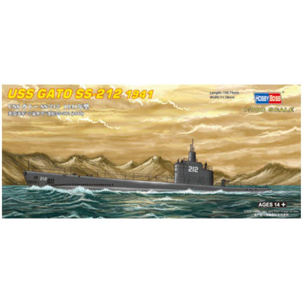 Hobbyboss 1:700 Uss Gato Ss-212 1941 Submarine