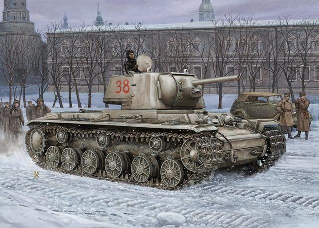 Hobbyboss 1:48 Russian Kv -1 Model 1942Lightweight Cast Tank
