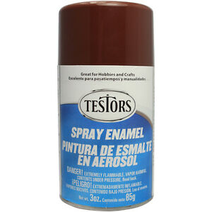 Testors Brown Enamel 85Gm Spray