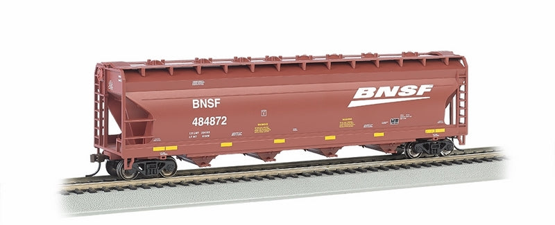 Bachmann BNSF #484872 56ft ACF Centre Flow Covered Hopper. HO Scale