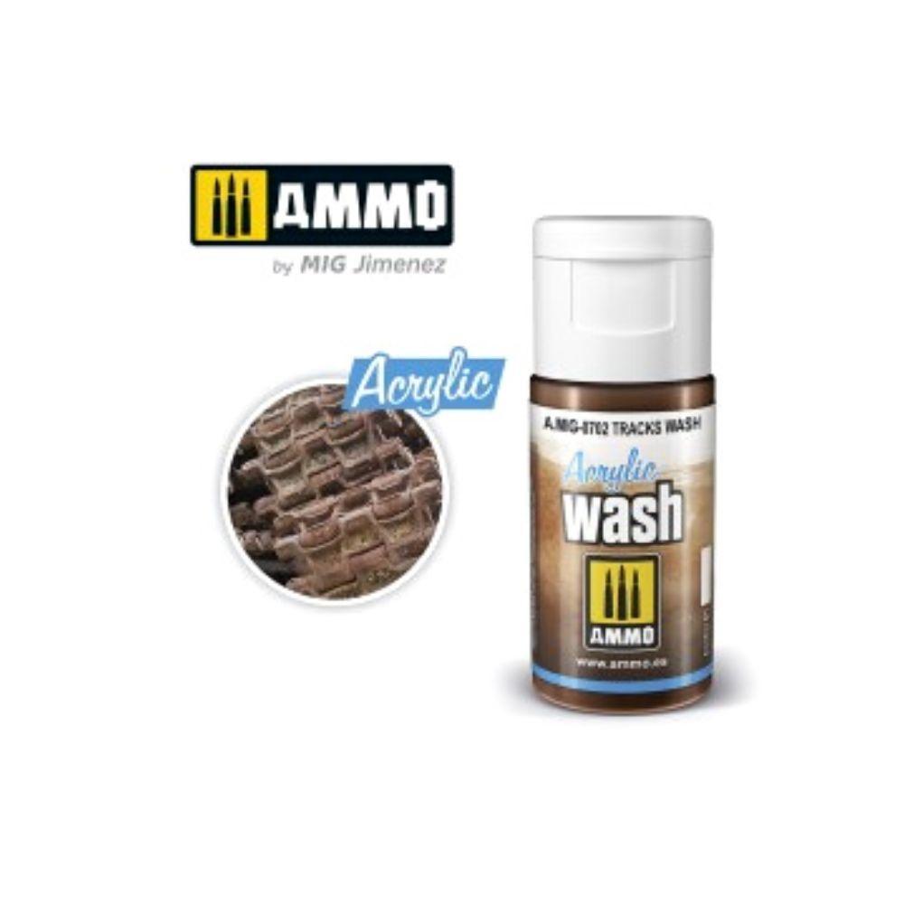 Ammo Acrylic Wash Tracks 15ml
