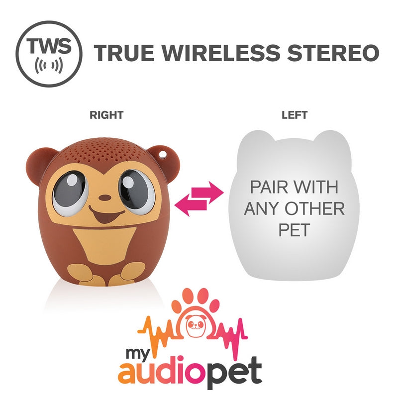 My Audio Pet Monkey Portable Bluetooth Speaker