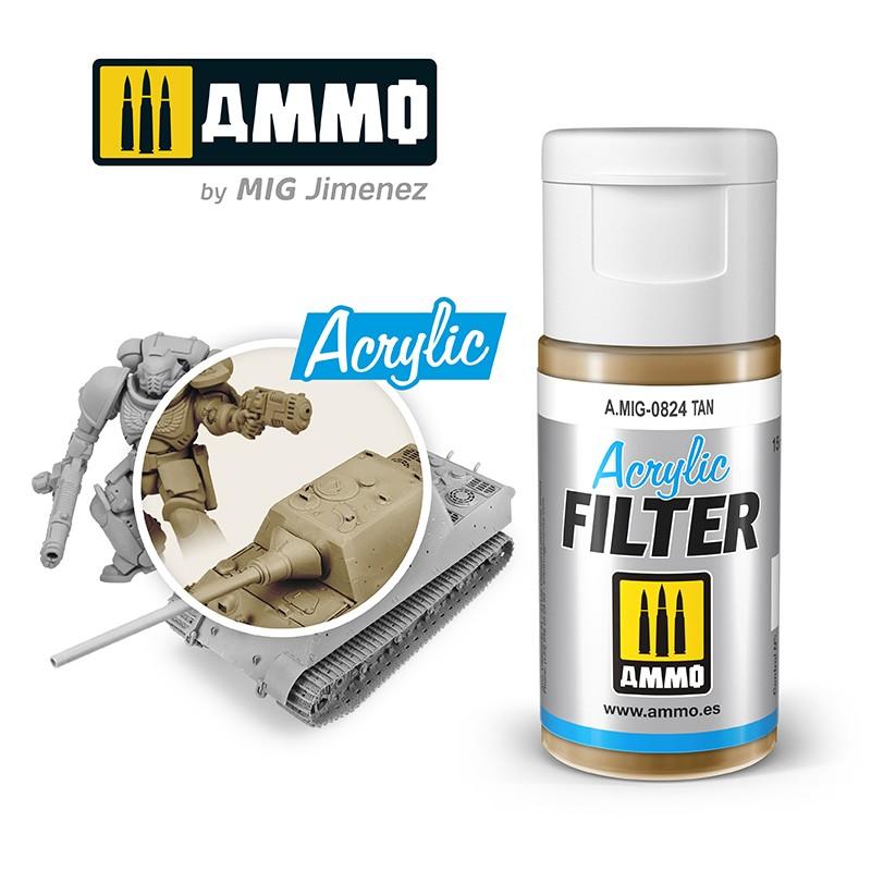 Ammo Acrylic Filter Tan 15ml