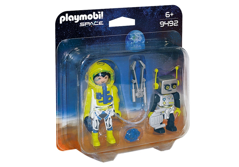 Playmobil Astronaut and Robot Duo Packut & Robot