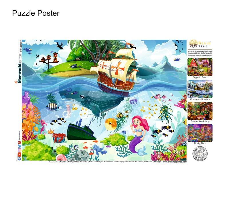 Mermaid Island 500 Pieces Jigsaw Puzzle