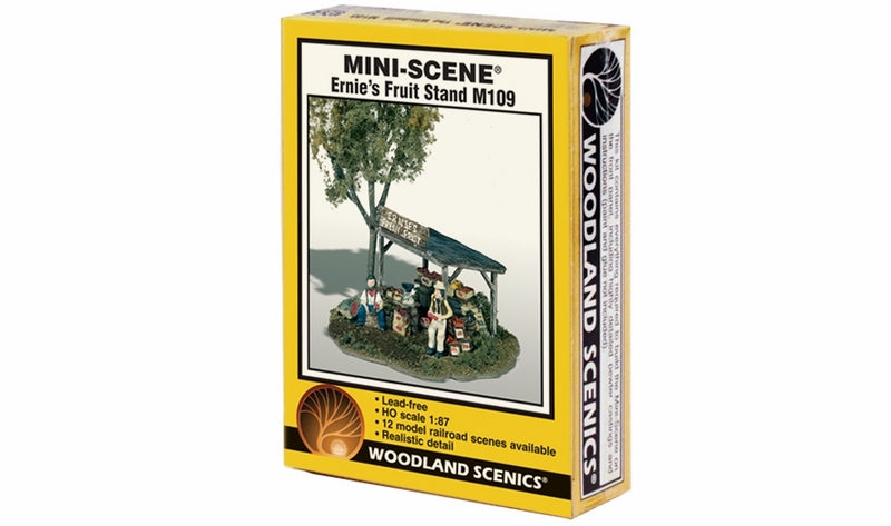 Woodland Scenics Ernie'S Fruit Stand Mini-Scene