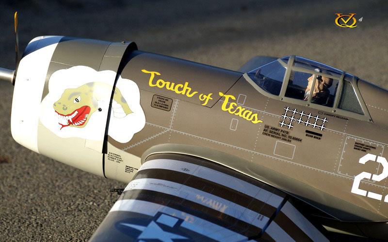 VQ Models P-47B 50-82 /EP 'Touch of Texas' D Day, 1500mm WS, 6Ch RC